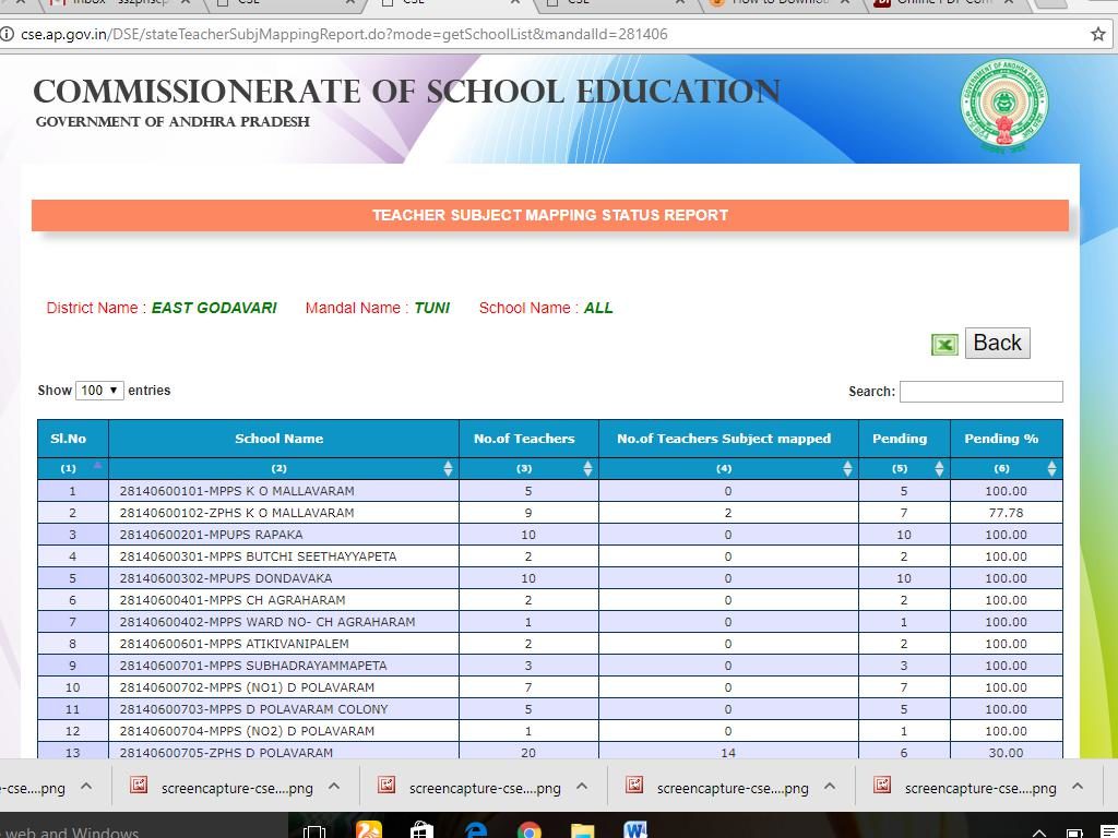 TEACHERS-CLASS-SECTION-SUBJECT-MAPPING-STATUS-REPORT-CSE-AP